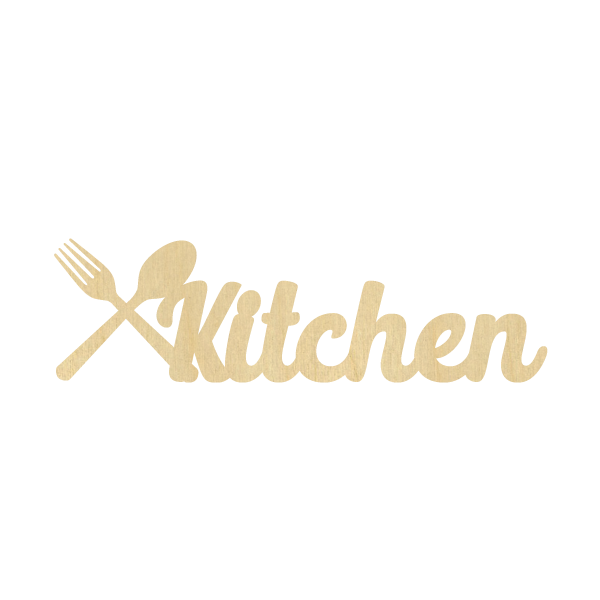 scritta-kitchen-in-legno-betulla